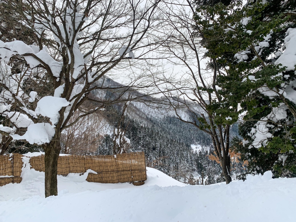 長野県の雪景色